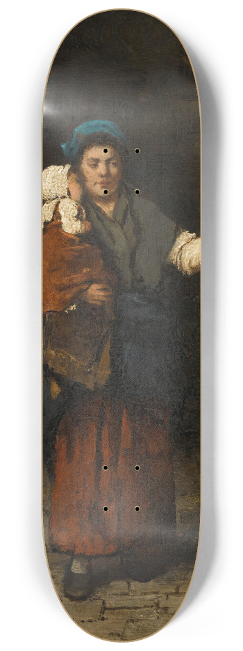 Mihly Munkcsy - Mother and child 8.25 inch art skate deck