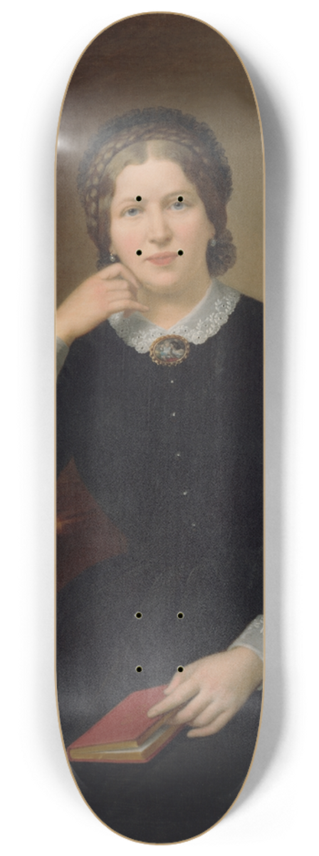Mikls Barabs - Portrait of Sidnia Prhradn 8.25 inch art skate deck
