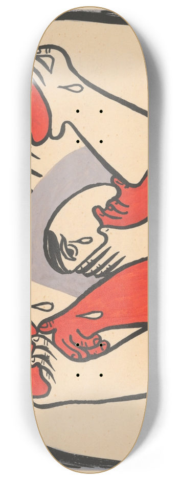 Mikul Galanda - Crying women 8.25 inch art skate deck