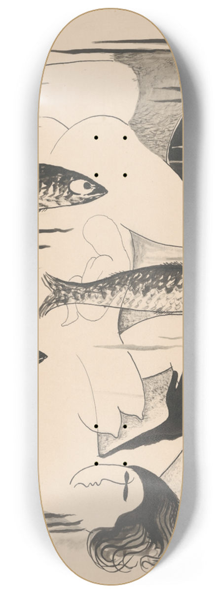 Mikul Galanda - Drowned 8.25 inch art skate deck