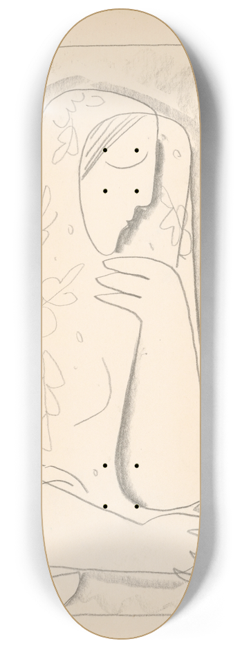 Mikul Galanda - ena s kokom 8.25 inch art skate deck