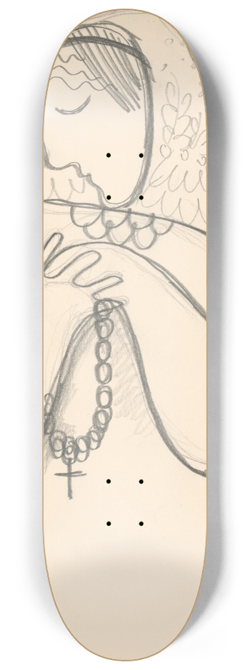 Mikul Galanda - ena s ptrikami 8.25 inch art skate deck