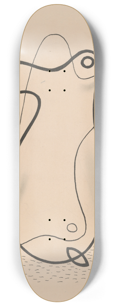 Mikul Galanda - Game of Forms 8.25 inch art skate deck