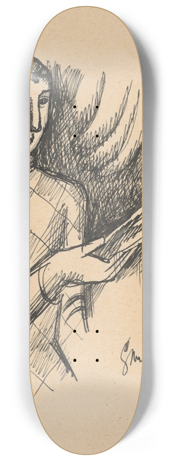 Mikul Galanda - Harlequin 8.25 inch art skate deck