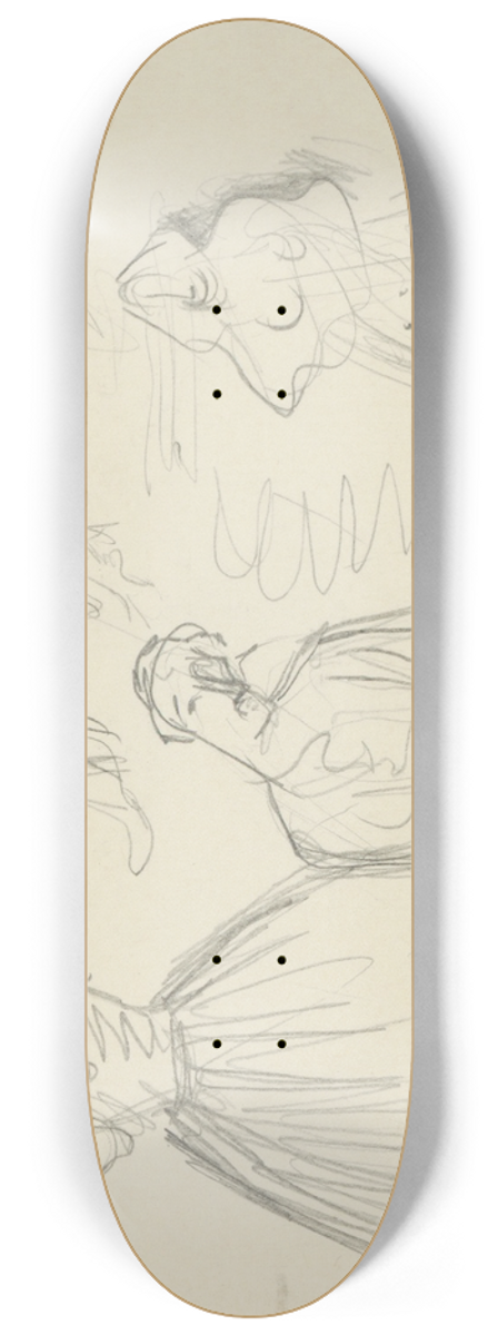 Mikul Galanda - tdie vidieckych figr 8.25 inch art skate deck