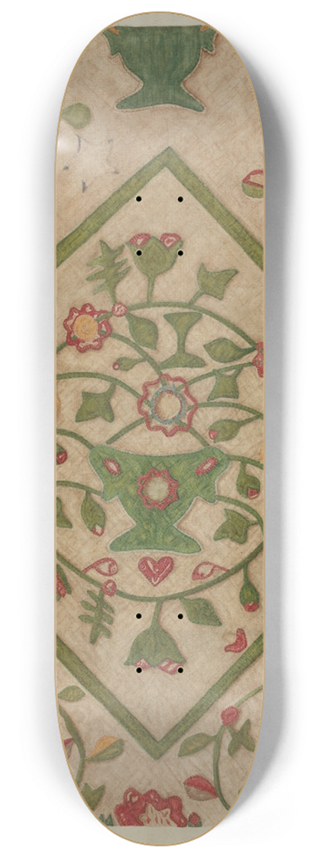 Mildred E. Bent - Applique Quilt 8.25 inch art skate deck