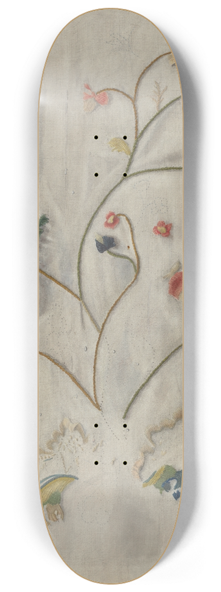 Mildred E. Bent - Bedspread (Detail) 8.25 inch art skate deck