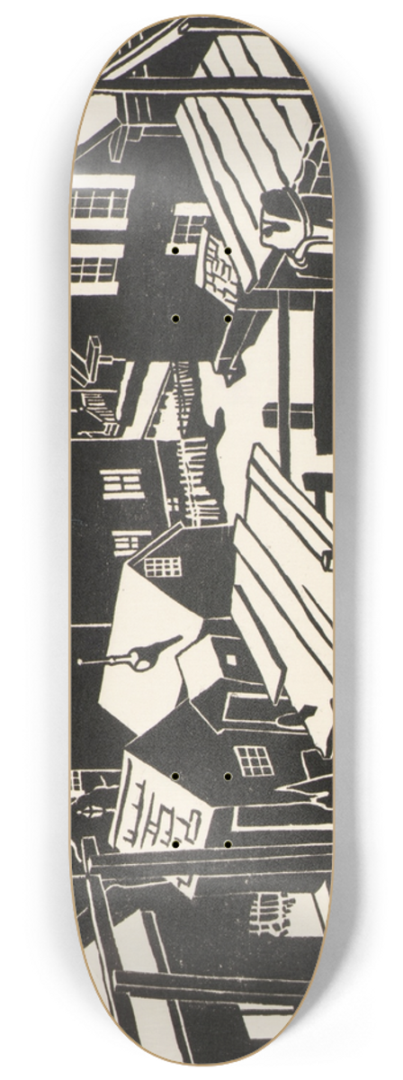 Mildred McMillen - The Outskirts 8.25 inch art skate deck