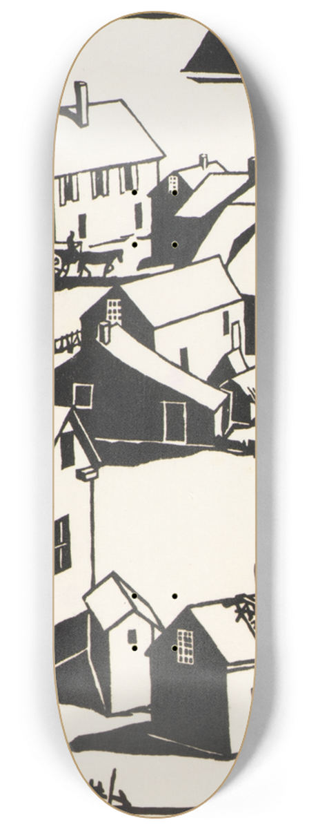 Mildred McMillen - The Town 8.25 inch art skate deck