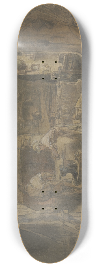 Anton Burger - Village forge 8.25 inch art skate deck