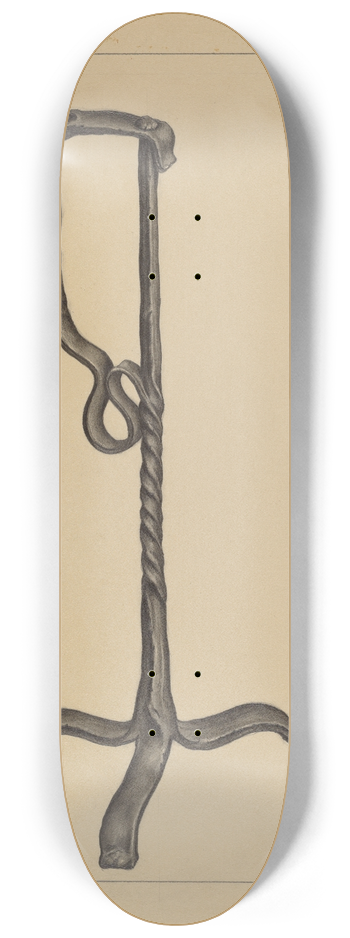 Milton Grubstein - Rush Light Holder 8.25 inch art skate deck