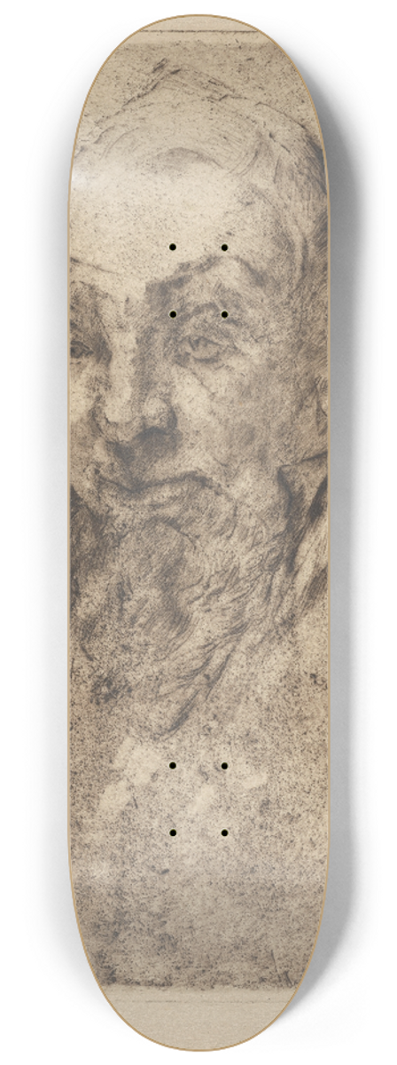 Mina Arndt - A little deaf (Cornish fisherman) 8.25 inch art skate deck