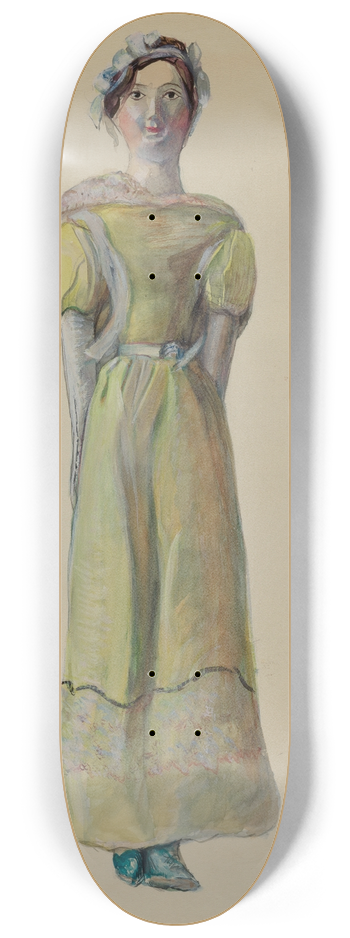 Mina Lowry - Doll 8.25 inch art skate deck