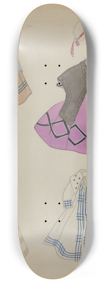 Mina Lowry - Doll and Wardrobe 8.25 inch art skate deck