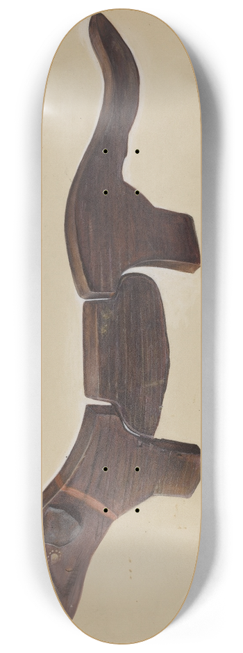 Mina Lowry - Pennsylvania German Toy Dachshund 8.25 inch art skate deck