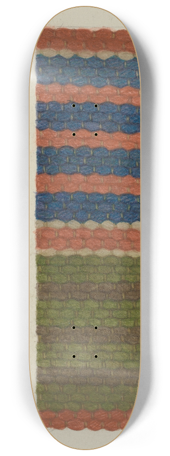 Mona Brown - Shaker Rug 8.25 inch art skate deck