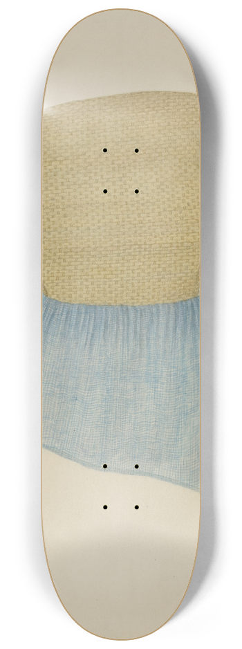 Mona Brown - Shaker Straw Bonnet 8.25 inch art skate deck