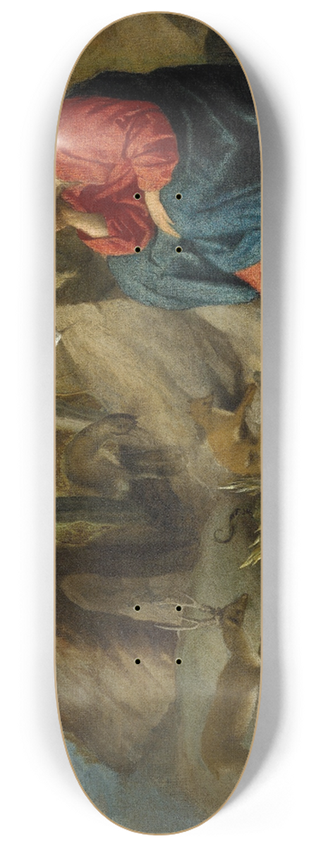Moretto Da Brescia - Christ in the Wilderness 8.25 inch art skate deck