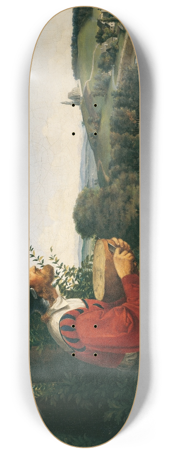 Moritz von Schwind - Der Brotschneider 8.25 inch art skate deck