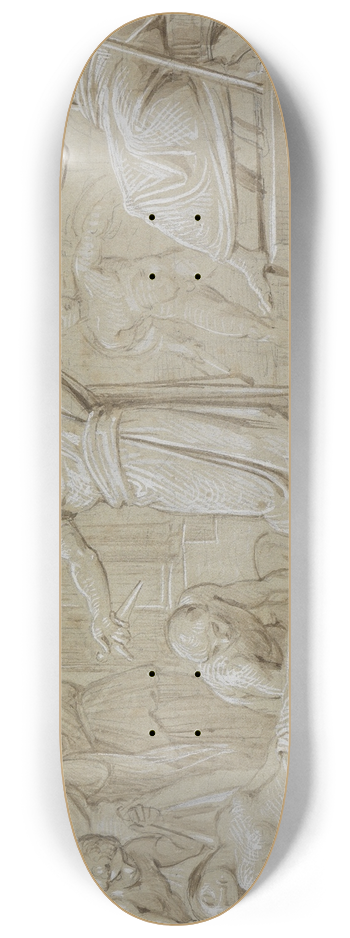 Moritz von Schwind - Der Tod der Virginia 8.25 inch art skate deck