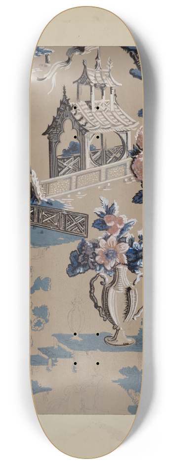 Moses Bank - Wall Paper 8.25 inch art skate deck