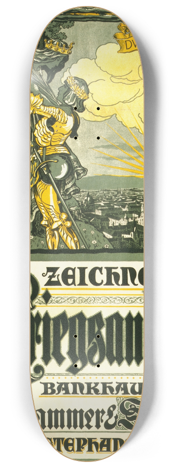 Anton Emanuel Peschka - Zeichnet Kriegsanleihe! 8.25 inch art skate deck