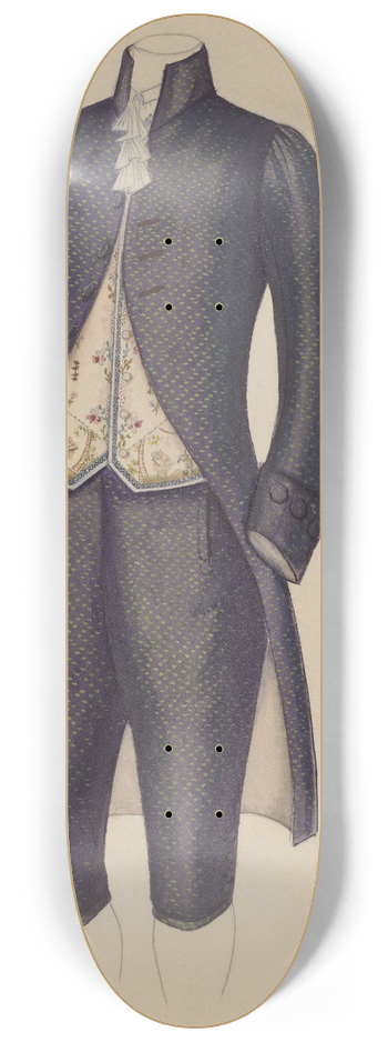 Nancy Crimi - Mans Suit 8.25 inch art skate deck