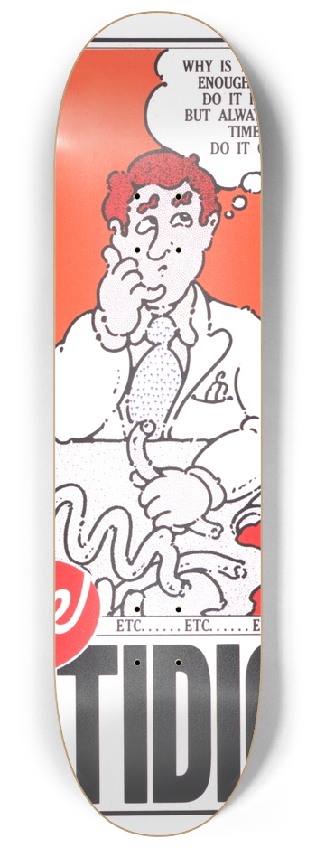 National Institutes of Health - Be fastidious 8.25 inch art skate deck