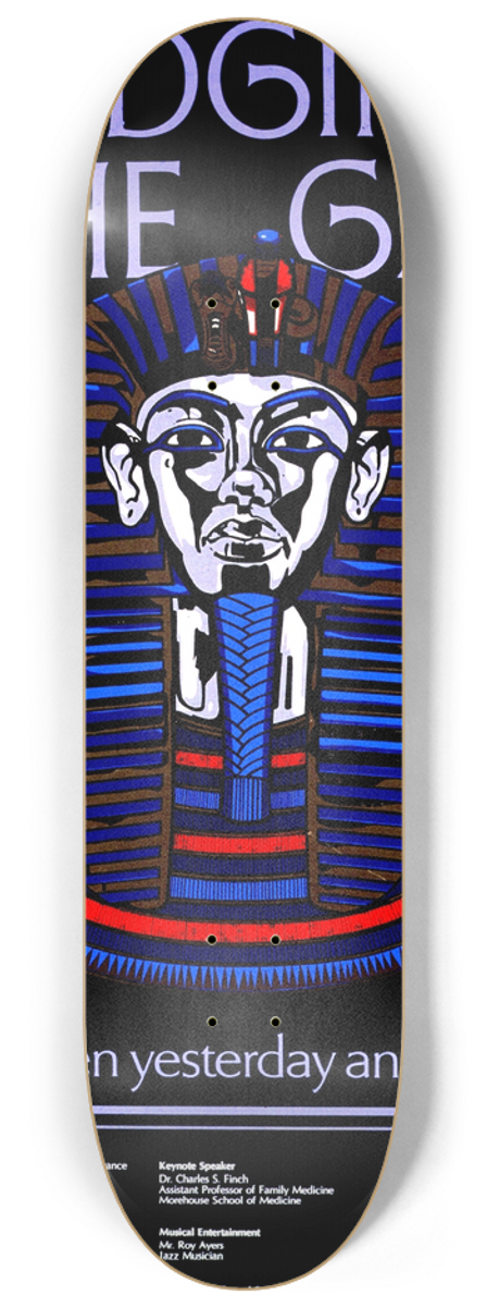 National Institutes of Health - Bridging the gap between yesterday and today 8.25 inch art skate deck