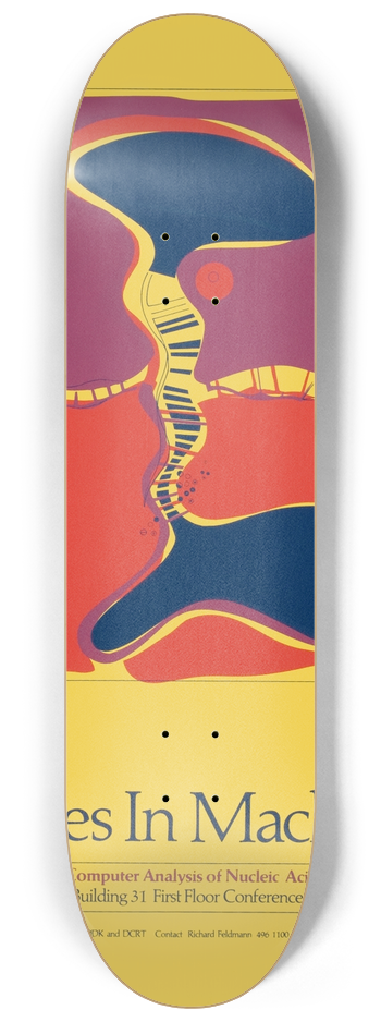 National Institutes of Health - Genes in machines 8.25 inch art skate deck