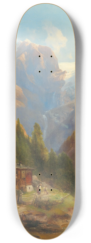 Anton Hansch - Blick Auf Den Goldeck Kees 8.25 inch art skate deck