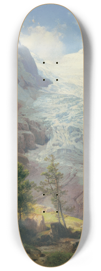 Anton Hansch - Der Palgletscher 8.25 inch art skate deck