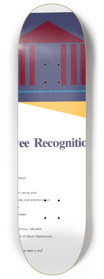 National Institutes of Health - NIH Employee Recognition Day 8.25 inch art skate deck