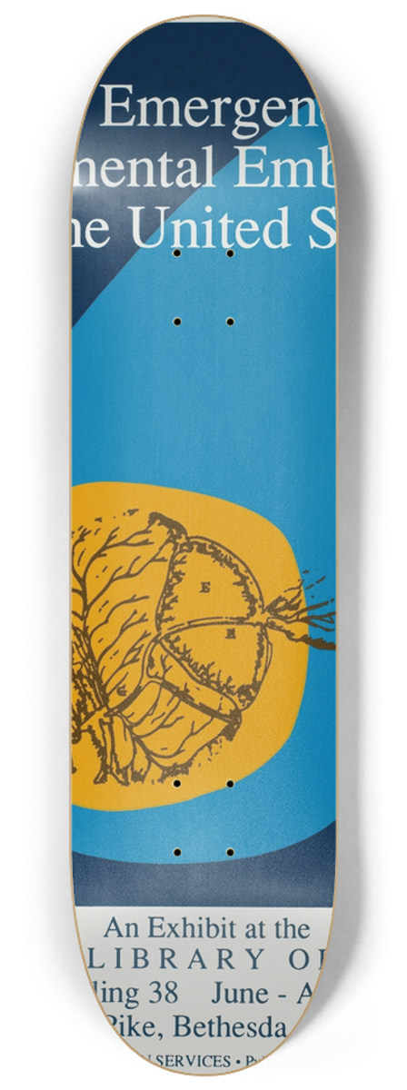 National Institutes of Health - The emergence of experimental embryology in the United States 8.25 inch art skate deck