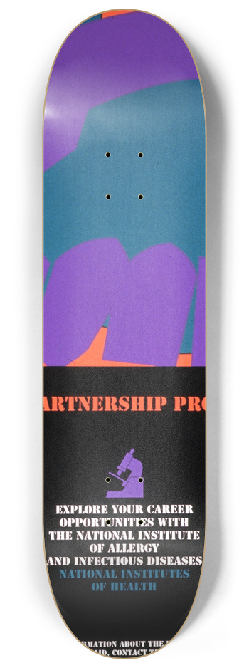 National Institutes of Health - The partnership program 8.25 inch art skate deck