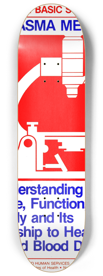 National Institutes of Health - The plasma membrane 8.25 inch art skate deck