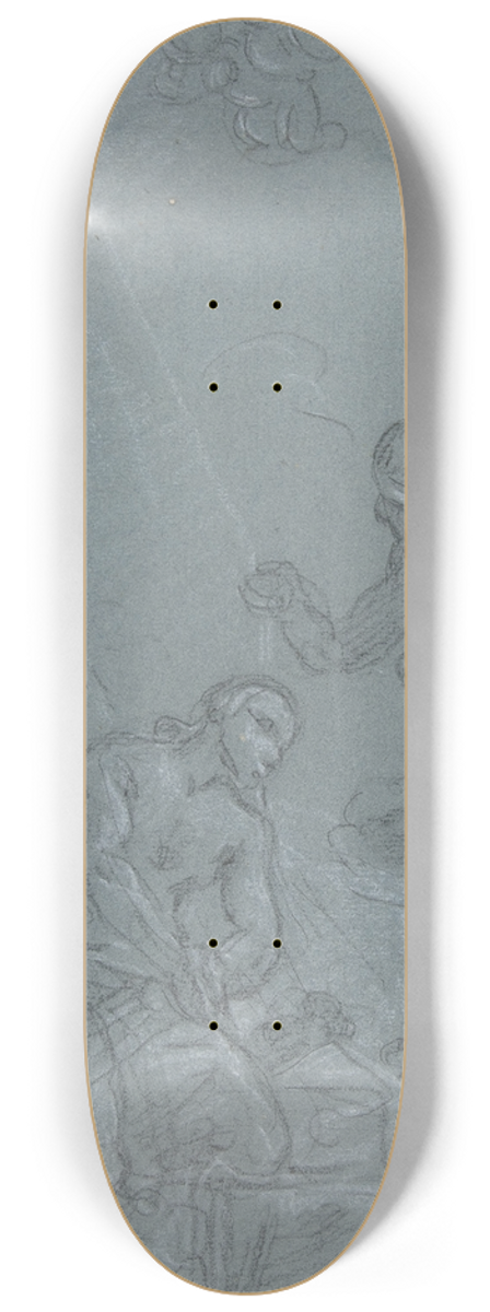 Nel Hall - The Baptism of Christ 8.25 inch art skate deck
