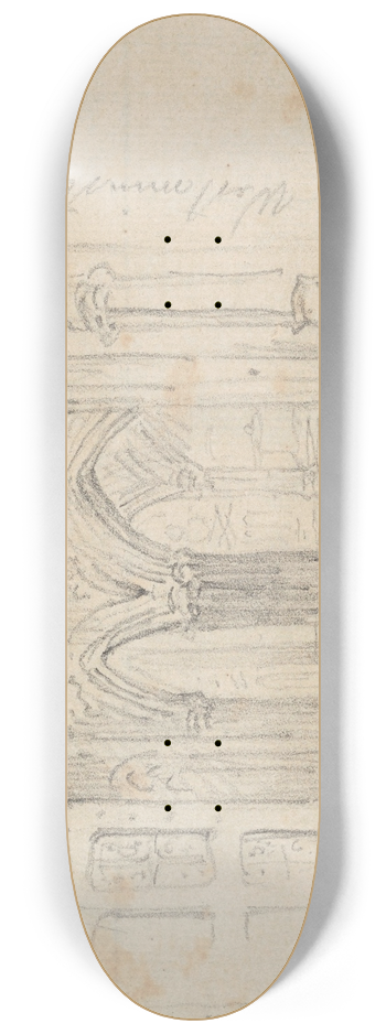 Nicaise De Keyser - At Westminster Abbey 8.25 inch art skate deck