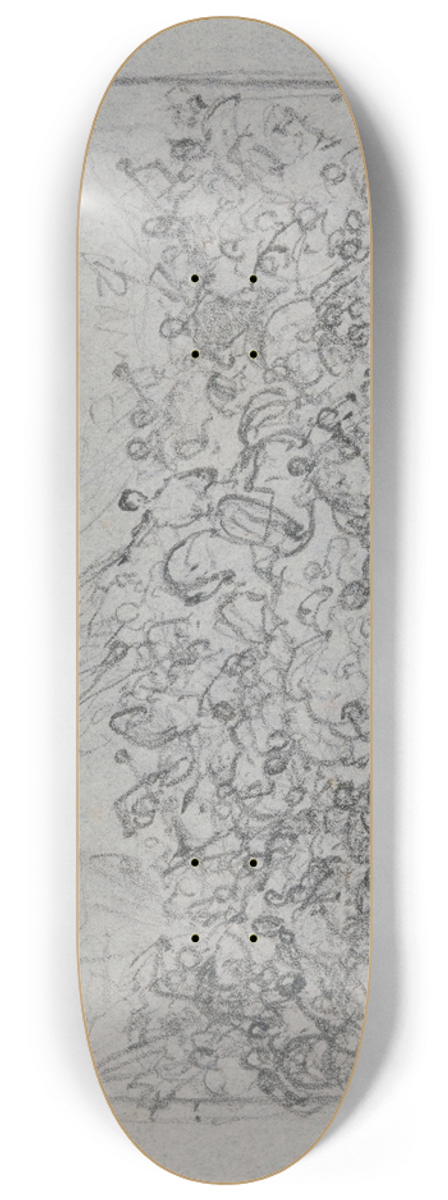 Nicaise De Keyser - Battle Scene 8.25 inch art skate deck