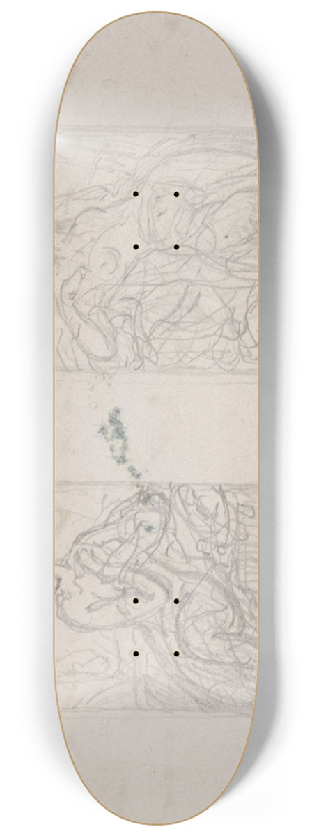 Nicaise De Keyser - Female Nude 8.25 inch art skate deck