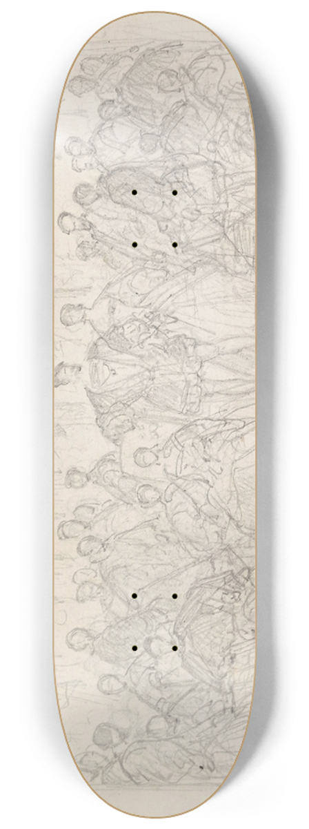 Nicaise De Keyser - Francis I of France in Fontainebleau 8.25 inch art skate deck