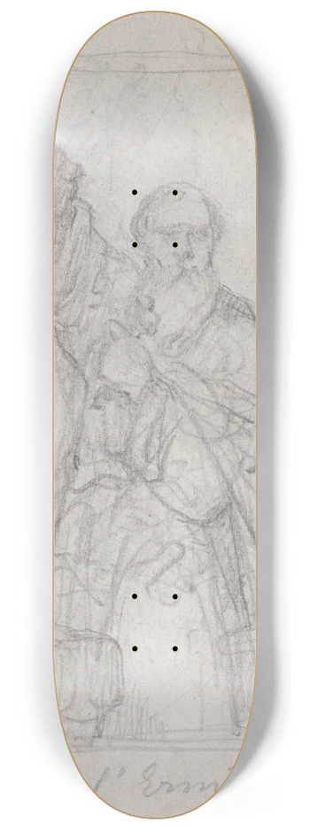 Nicaise De Keyser - Peter the Hermit 8.25 inch art skate deck