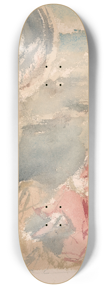 Nicaise De Keyser - Saint John on Patmos 8.25 inch art skate deck