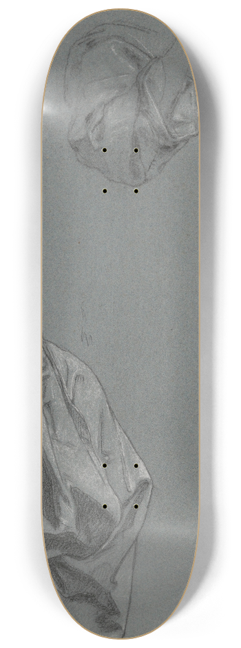 Nicaise De Keyser - Sleeve and Draped Fabric 8.25 inch art skate deck