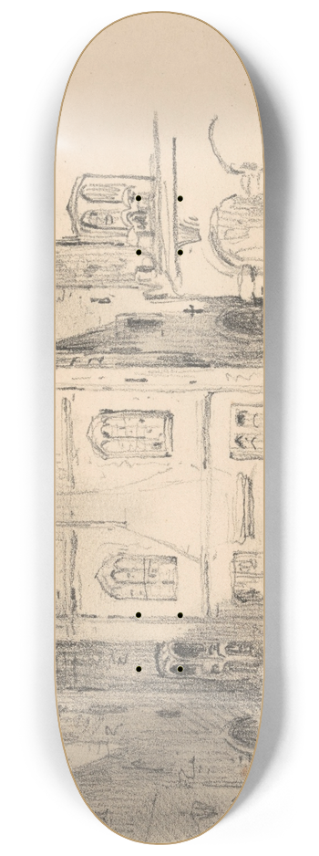 Nicaise De Keyser - St. Jamess Palace in London 8.25 inch art skate deck