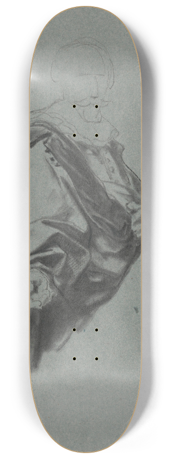 Nicaise De Keyser - The Engraver Schelte Adamsz. Bolswert 8.25 inch art skate deck
