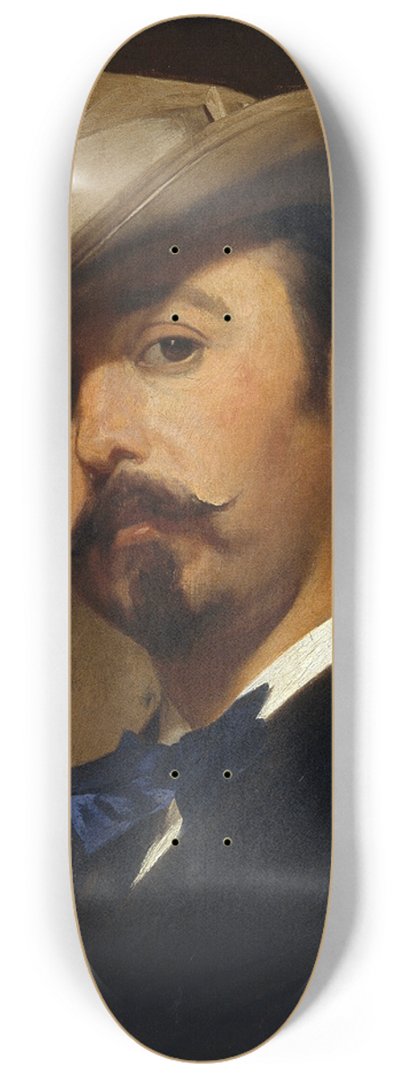 Antoni Caba - Portrait Of The Painter Joaquim Vayreda 8.25 inch art skate deck