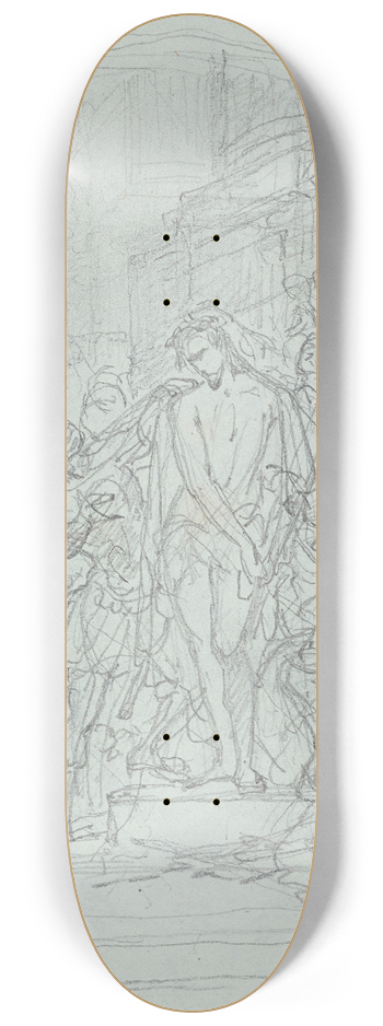 Nicaise De Keyser - The Mocking of Christ 8.25 inch art skate deck