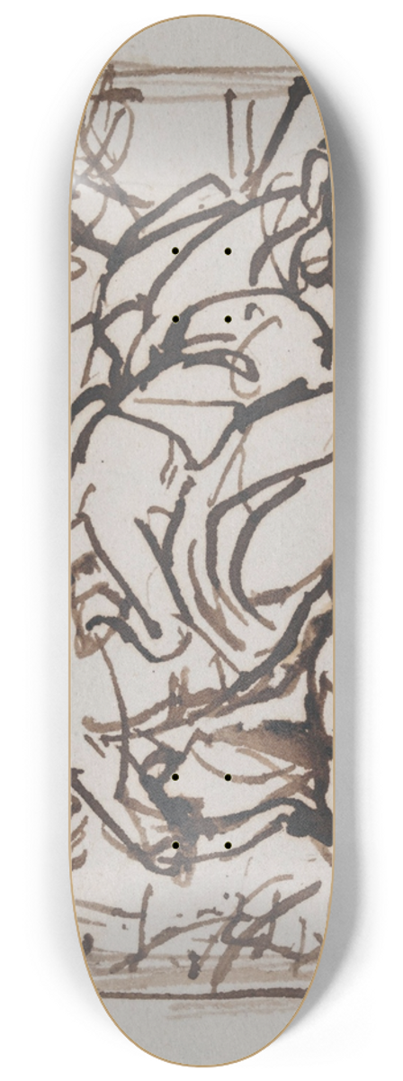Nicaise De Keyser - Two Women 8.25 inch art skate deck