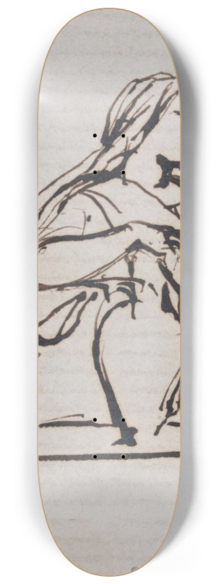 Nicaise De Keyser - Woman with Pitcher 8.25 inch art skate deck